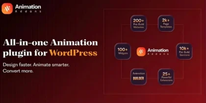 Animation Addons for Elementor Pro – WordPress Plugin