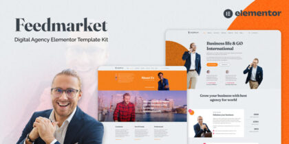 Feedmarket – Digital Agency Elementor Template Kit