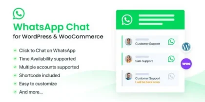 WhatsApp Chat Pro Plugin For WordPress